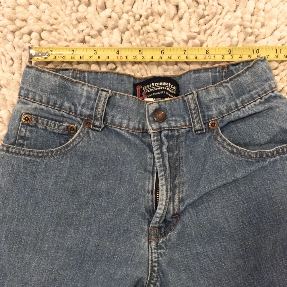 Levi’s Strauss Team-sport Division Jean Denim Jorts Shorts Sz 7